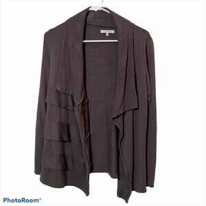 Mystree Shawl Open Cardigan knit Sweater M